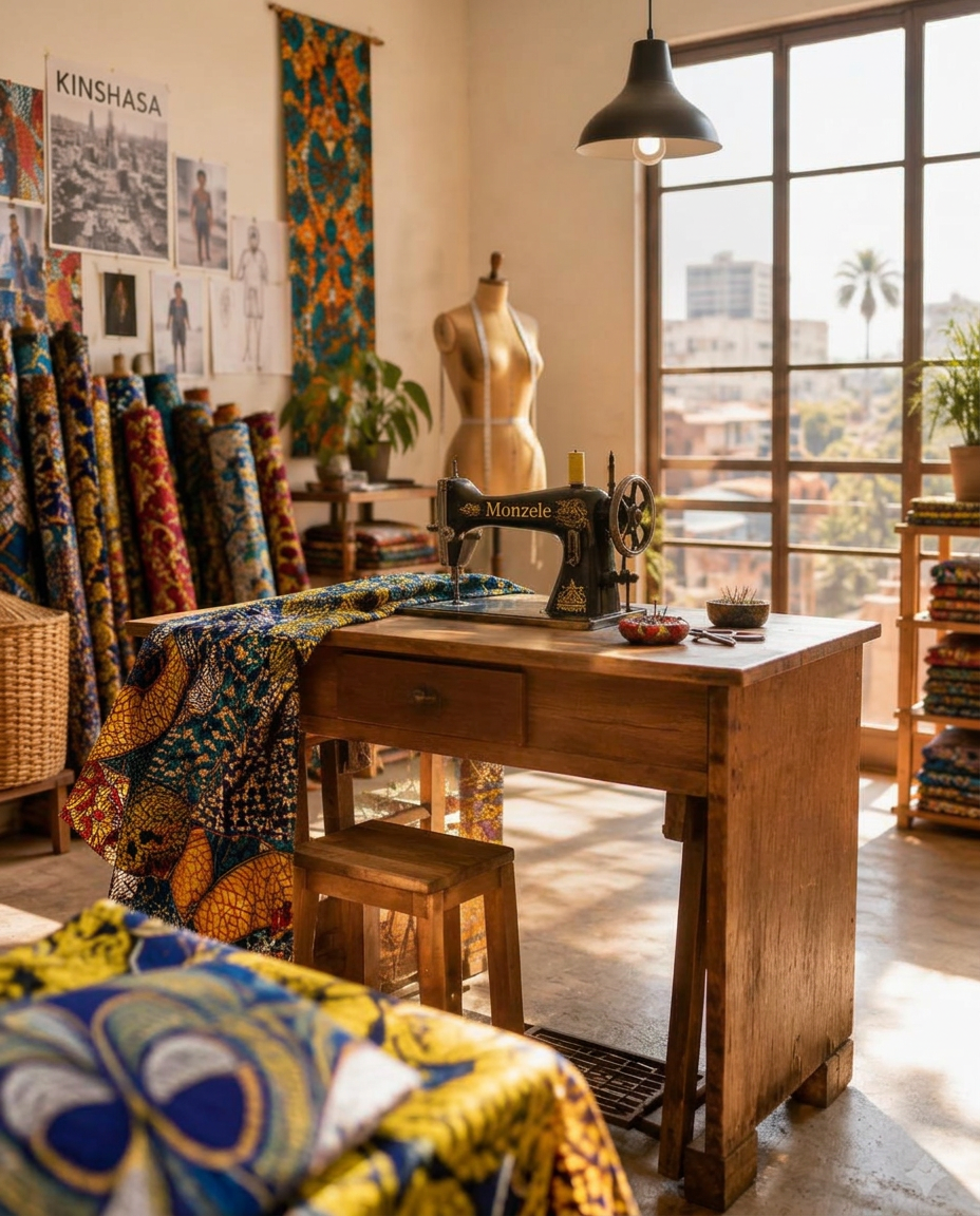 L'atelier partagé Monzele House à Kinshasa